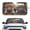 Driving Cats Print, variant on XYZCANDO Car Sun Shade with Retro Colorful Floral Design, Foldable Heat Reflector for Keeping Vehicle Cool for Daily Commute and Road Trips