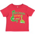 thumbnail image 3 of Inktastic My Cousin Loves Me Dinosaur Boys or Girls Toddler T-Shirt, 3 of 5