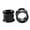 black, variant on Stainless Steel Screw Fix Ear Tunnel EXTRA SMOOTH Stretchers Tapers Plug 5-16mm/-gold-12mm