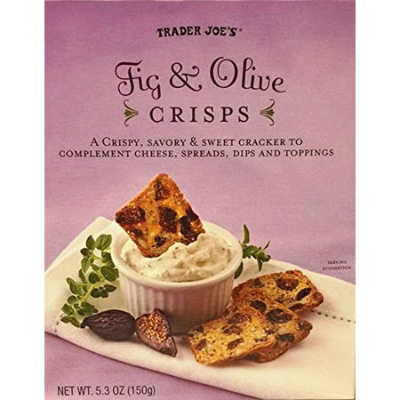 Trader Joes Crispy and Savory Sweet Fruit Crisps 5.3oz (Fig &