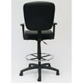 thumbnail image 5 of Scranton & Co Modern Faux Leather Swivel Drafting Stool in Black, 5 of 6