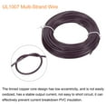 thumbnail image 4 of UL1007 24AWG Gauge Stranded Hook-Up Wires, Electrical Wire Tinned Copper Wire 30m/100ft Brown, 4 of 6