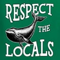 thumbnail image 6 of Wild Bobby Respect The Locals Save Our Oceans Whale Animal Lover Unisex Crewneck Graphic Sweatshirt, Kelly, XX-Large, 6 of 6