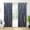 Blue, variant on RisChhery Navy Blue Gold Wave Blackout Window Drapes, Light Blocking Grommet Curtains For Bedroom Living Room,2 Panels,42x63 inch