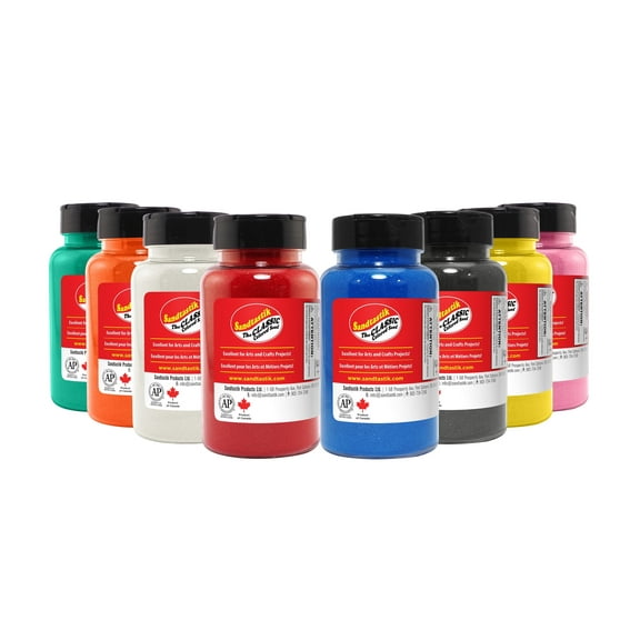 Sandtastik Rainbow Classic Sand Set, 22 oz - 8 Bottles