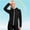 Black, variant on Boys Sun Protection Jackets, Hooded Zipper Long Sleeve Sports Rash Guard Blue Size 10-12T