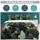 thumbnail image 5 of Venom Green Hulk Bedding Sets Cute Bed Cover Anime Cartoon 3D Printed Lightweight Room Decor Sets, 1 Duvet Cover and 2 Pillow Kids Boys Girls 86"70, 5 of 5