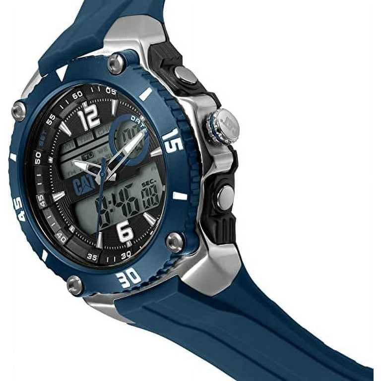 Caterpillar by Caterpillar Men s 47mm Sport Wristwatch Blue ME.145.26.136