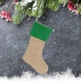 thumbnail image 7 of Christmas Stockings, Linen Burlap Christmas Stockings 17.71 Inch Large Plush Stockings, Xmas Gift Holders Holiday Decorations, 7 of 7