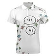 thumbnail image 4 of Heartstopper Greeting Men Zipper T-shirt Summer Casual Short Sleeve T-shirt Top, 4 of 7