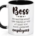 thumbnail image 1 of Taza para beber LEJIAJINW Boss, 11 oz, cerámica, 1 of 6