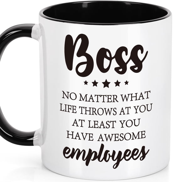 Taza para beber LEJIAJINW Boss, 11 oz, cerámica