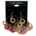 thumbnail image 2 of French Hook Dangle-Earrings With Shimmering Disc Accents Bronze-Tone, 2 of 2