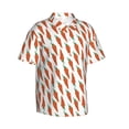 thumbnail image 2 of Haiem Carrot Printed Hawaiian Shirt for Men - Men’s Casual Beach Summer Shirts - Stretch Fabric with Modern Fit-3X-Large, 2 of 9