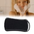thumbnail image 3 of 3xSilicone Body Scrubber Exfoliante Suave Para La Piel Ducha Cuidado De La Piel Negro, 3 of 8