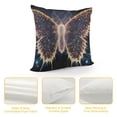 thumbnail image 4 of Fire Fractal Butterfly in Dark' Abstract Throw Cushion Pillow Cover for Living Room, Sofa, 4 of 5