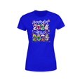 thumbnail image 2 of Playera Blusa Con Estampado De Goodbye 2024 Hello 2025 Fin De Año Año Nuevo Color Azul Talla Grande Marca Emil SaEs, 2 of 4