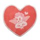 thumbnail image 1 of Alfombra de imitación con forma de corazón para el hogar, guardarropa, sala de estar, sofá, dormitorio, mesita de noche, estilo manta con borlas, 1 of 8