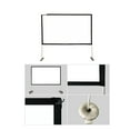 thumbnail image 6 of Projector Screen With Stand 100 Inch Portable Projection Screen 16:9 HD Foldable Movies Screen Outdoor Home Camping for Home, 6 of 6