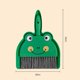 thumbnail image 2 of Dustpan and Brush Set, Mini Portable Cleaning Broom with Dustpan for Office, Frog, 2 of 4