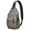 Silver-8, variant on Blue Dolphin Chest Bag - Educational Marine Life Chart for Hiking & Biking - Lightweight & Durable