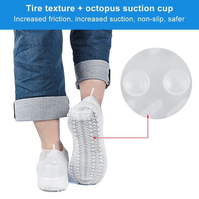 Cubierta Impermeable para Zapatos, Cubierta de Silicona para Adultos, ni?os, Hombres, Mujeres, Protector Antideslizante portátil Resistente ReutilizableS) Khall 1.4112E+12