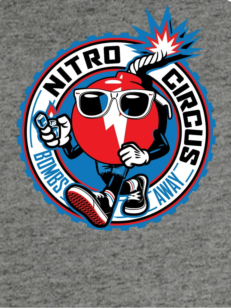 Nitro Circus Graphic Tee - Bombs Away Design - Sizes S-3XL