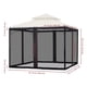 thumbnail image 4 of Yescom 22x7ft Universal Replacement Mosquito Mesh Netting Zip Walls Fits 10x12ft Canopy, 4 of 9
