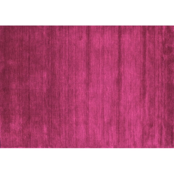 Ahgly Company Indoor Rectangle Abstract Pink Contemporary Area Rugs, 5' x 8'