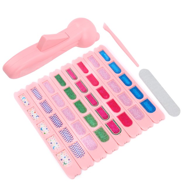 Juego de Herramientas de manicura DIY para niñas y niños, Kits de uñas de belleza con cubierta completa, juguete de maquillaje YUNYI BRAND Deportes