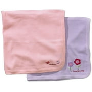Baby Connection - 2-Pack Thermal Receiving Blankets, Girl
