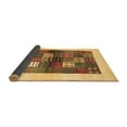 thumbnail image 2 of Ahgly Company Indoor Rectangle Abstract Brown Contemporary Area Rugs, 3' x 5', 2 of 4