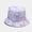 4, variant on Double-sided Wearing Cap Visor Rainbow Color Bucket Hat Men Women Cotton Flat Sun Hat Reversible Sun Tie Dye Fisherman Hat Gift