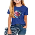 thumbnail image 4 of Freshbabe Girls' Printed Short-Sleeved T-shirt, Round Neck, Casual and Versatile, A Must-Have for Holiday Gifts., 4 of 5