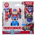 thumbnail image 2 of Transformers CYBERWORLD Armored Cyber Changers Optimus Prime Action Figure, 2 of 10