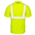 thumbnail image 2 of JORESTECH Hi-Vis Short-Sleeved Work Safety T-Shirt, Solid Heat-Transferred Reflective, TS-16 (Yellow, L), 2 of 7
