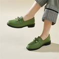 thumbnail image 5 of Women Loafers Shoes Business Low Top Leather Casual Shoes Rain Shoes Comfortable & Lightweight Round Toe Penny Dressy Slip On Work Flats, 5 of 8