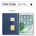 thumbnail image 2 of Dteck Case for Apple iPad 9th Generation 10.2 inch (2021 Released), Luxury Leather Rhombus Patterned Wallet Card Holder iPad 8th/7th Gen 10.2" Case Folio Protective Kickstand Cover,Blue, 2 of 5
