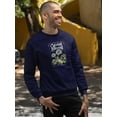thumbnail image 2 of Good Mood Daisies W Froggie Sweatshirt Men -Image by Shutterstock, Male XX-Large, 2 of 4