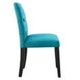 thumbnail image 4 of Modway Duchess Performance Velvet Dining Chairs - Set of 2 in Blue, 4 of 9