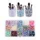 thumbnail image 4 of Cuentas de perlas de imitación ABS de imitación sin agujero Espaciador de sueltas de 4 mm para manualidades DIY Fabricación de joyas - Multicolor Multicolor Magideal Cuentas de perlas de imitación, 4 of 7