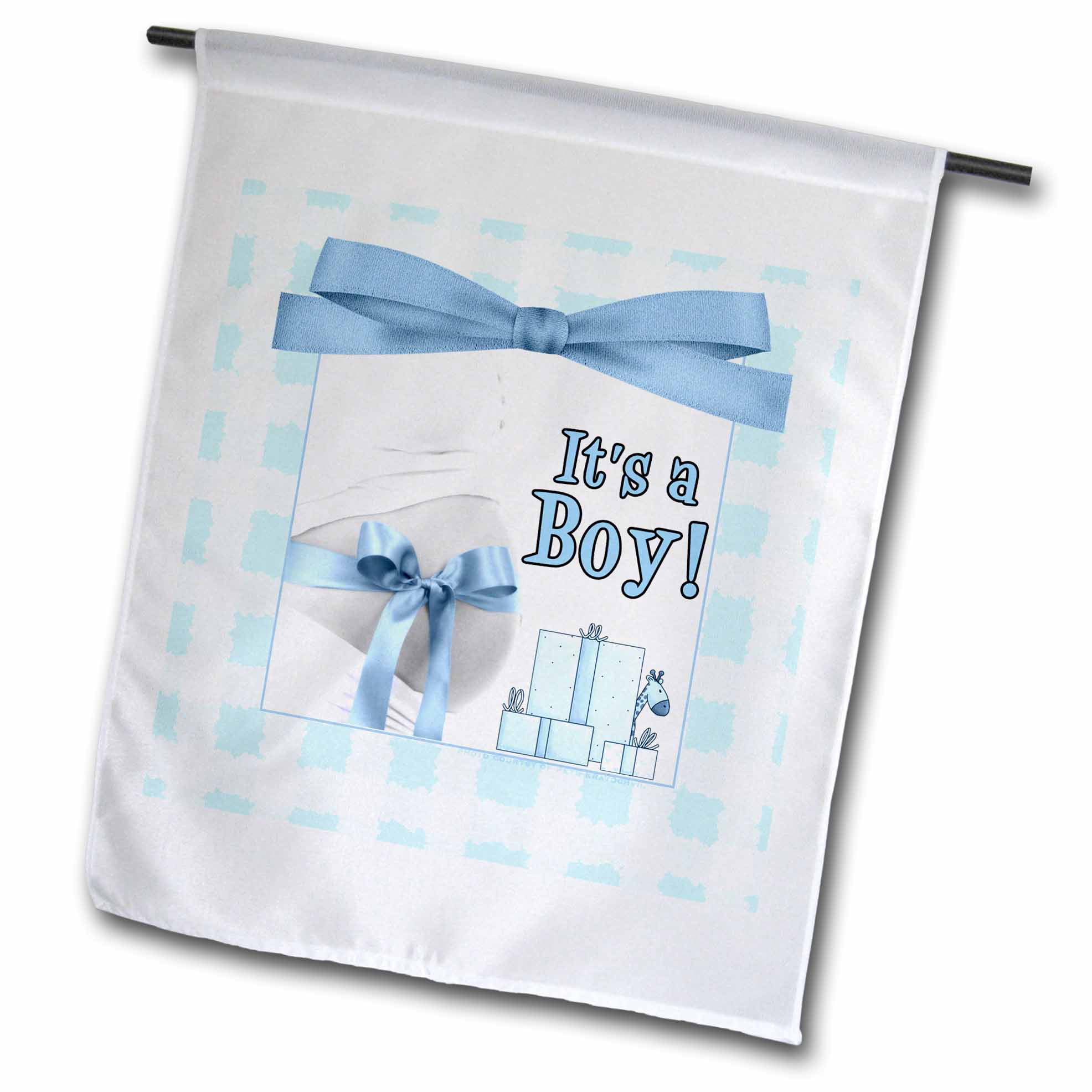 "IT'S A BOY" flag 3x5 ft poly baby shower birth 