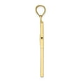 thumbnail image 2 of FJC Finejewelers 10k Yellow Gold Large Block Cross Polish Open Back Charm, 2 of 6