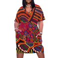 thumbnail image 1 of Kuna-vestido de dragón indio Mola para mujer ropa sensual holgada con bolsillo para fiesta, 1 of 6