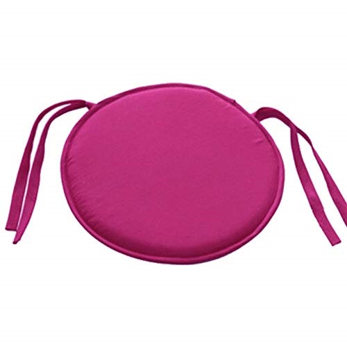 Small Round W Tie On Chair Pads Dining, Round Seat Pads With Ties Uk