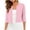 *8-Pink, variant on VBVC Women's Floral Print Cropped Cardigan , Ladies' 3/4 Sleeve Open Front Bolero Shrug , Lightweight Summer Dress Cover Up Top For Women, Beige , S-2XL