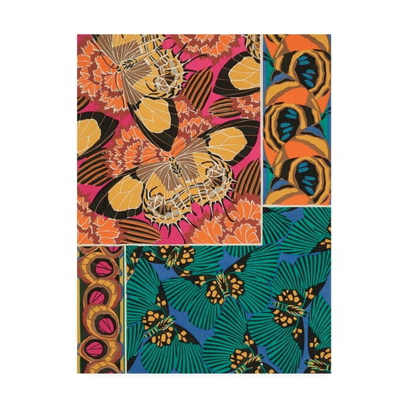 Trademark Fine Art 'Decorative Butterflies III' Canvas Art by Eugene Seguy