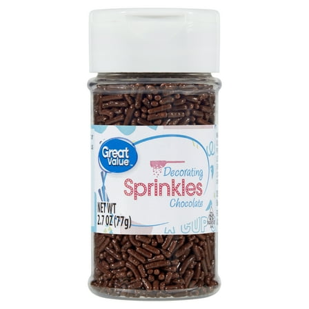 Great Value Chocolate Decorating Sprinkles, 2.7 oz