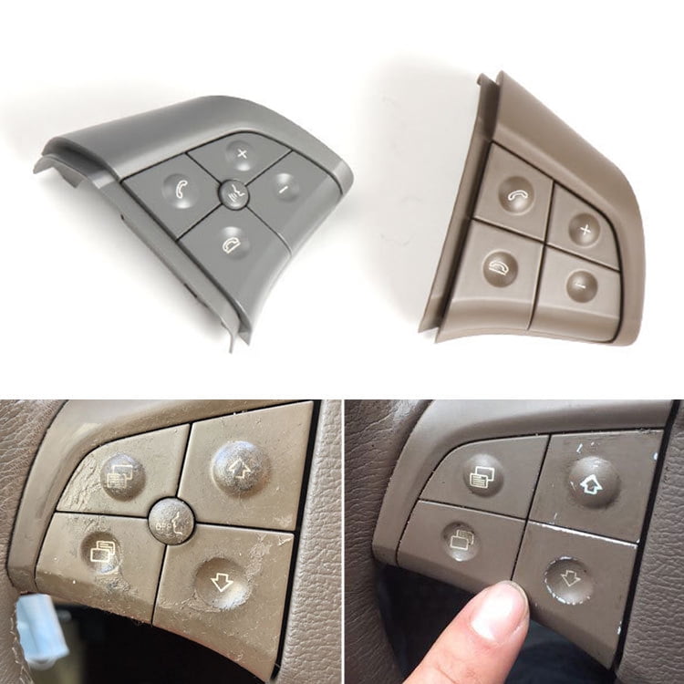 Carevas Steering Wheel Control Buttons Switch Replacement for Mercedes Benz  W164 W245 W251 GL350 ML350 R280 B180 B200 B300 ML GL B R Class 