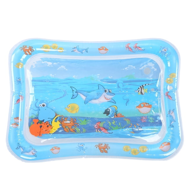 Juguete inflable para bebé, tapete de agua para bebé, tapete de juego inflable marino para bebé, tapete de juego de agua para bebé, rendimiento confiable